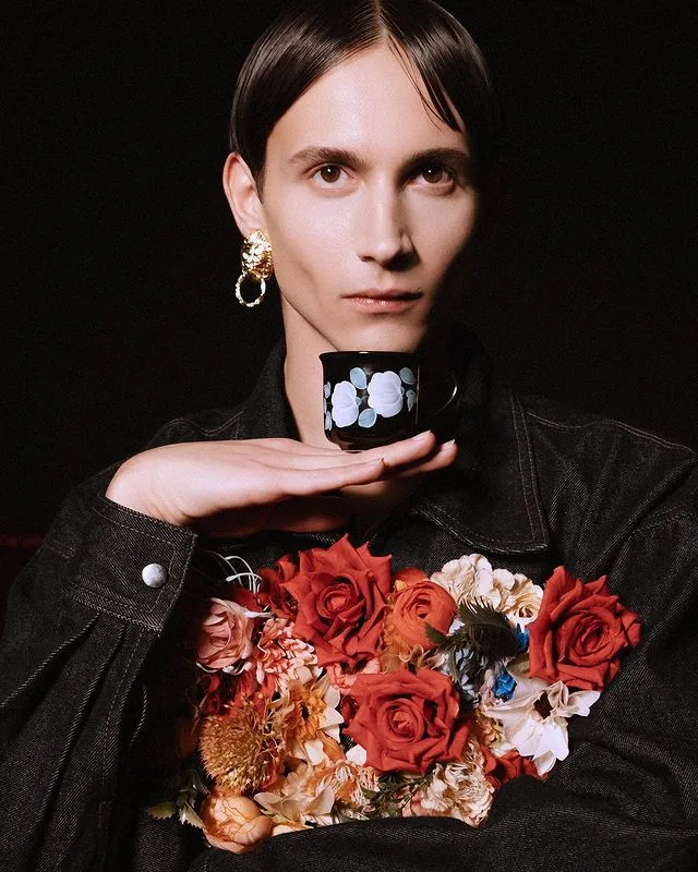 Мужской макияж для съёмки модного проекта для журнала Purple magazine. Визажист Мария Горелова.
